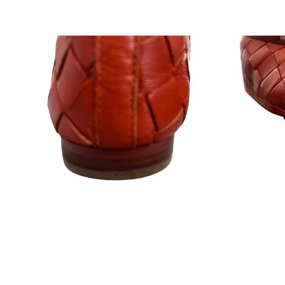 Sam Edelman Loraine Woven Flats Size 6.5 Anthropologie Loafers Slip-On Tan - Picture 6 of 7